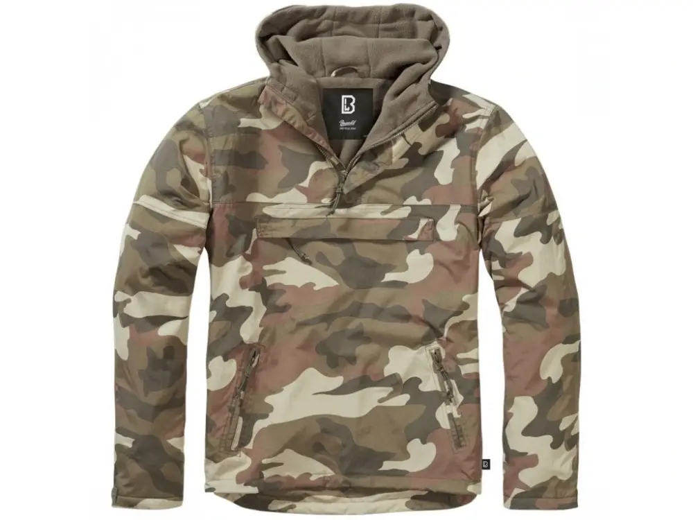 Pouze Dnes Větrovka Brandit WINDBREAKER Light Woodland