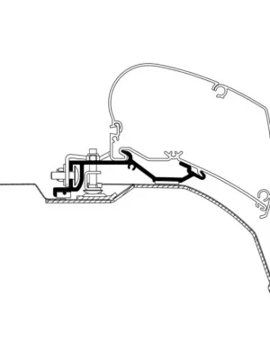 Cenový Hit Adaptér pro Markýzu Thule Omnistor 6002 / 6900, ploché provedení
