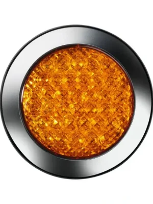 LED indikátor, 12V, 3/W žlutý IP67 500 mm kabel Výprodej