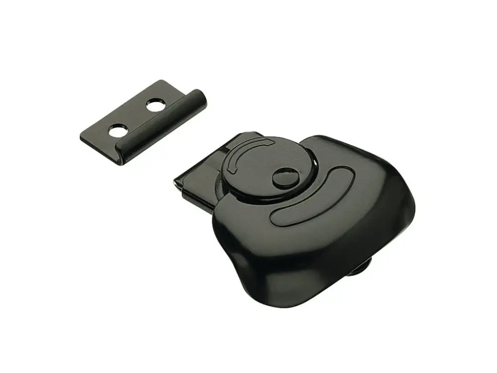 Časově Omezené Twist lock otočný zámek s napínací pružinou, černý