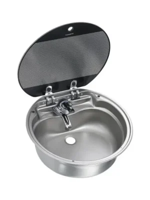 Víkendová Akce Kulatý nerezový dřez Dometic SNG 420