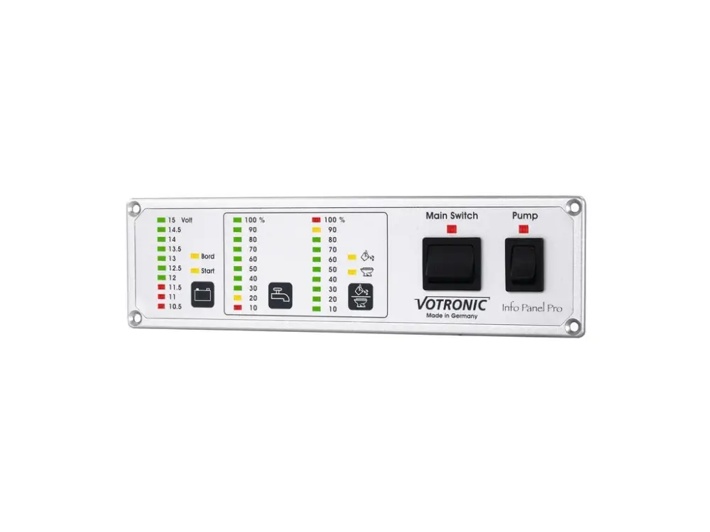 Oblíbený Panel pro sledování stavu baterie a nádrží - 12 V