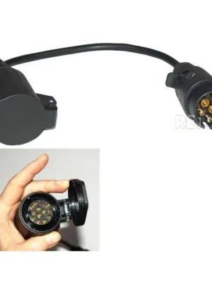Pouze Dnes Adaptační kabel Carbest 30 cm ze 7kolíkové zásuvky na 13kolíkovou zástrčku