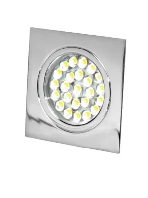 LED reflektor 12V, 1,6W, 24LED, chromový Expresní Doručení