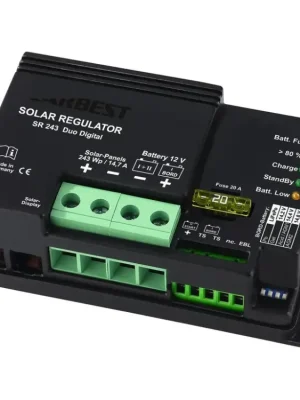 Solární regulátor Carbest SR 243 Duo Digital 12V - PWM regulátor nabíjení Nejlepší Volba