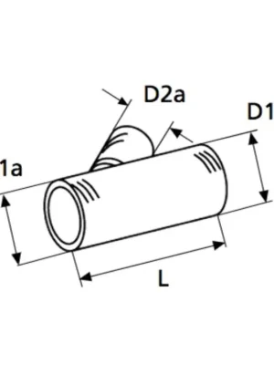 Odbočka 45° 145 mm Rychlé Dodání