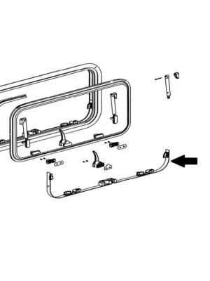 Posuvný pant, otevírací mechanismus S7Z, 1400x600 od roku 2001 Víkendová Akce
