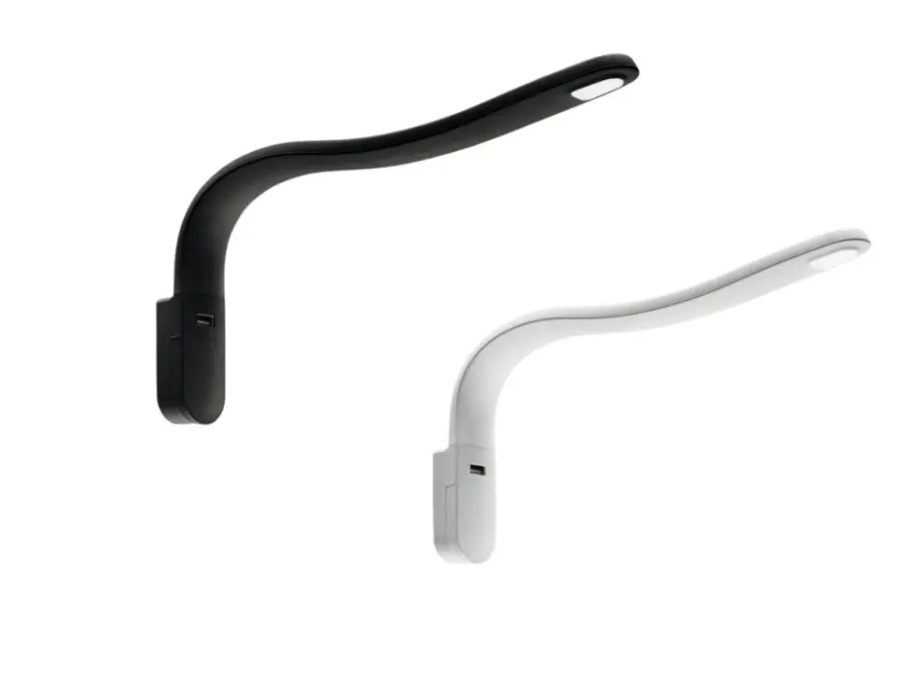 LED lampička na čtení FAWO Typ S, 12V, USB port Levný