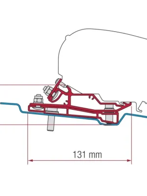 Novinka Adaptér Fiamma Ford Transit H3 400