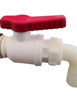 Nejlepší Volba Průtokový kohout 3/4" plastový včetně příruby, balený SB, 25 mm