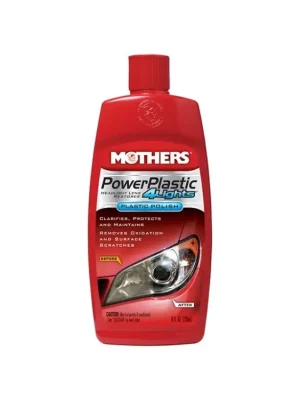 Mothers PowerPlastic 4Lights - leštěnka na světla a čiré plasty, 236 ml Expresní Doručení