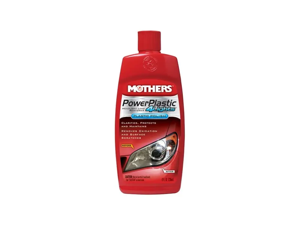 Mothers PowerPlastic 4Lights - leštěnka na světla a čiré plasty, 236 ml Expresní Doručení