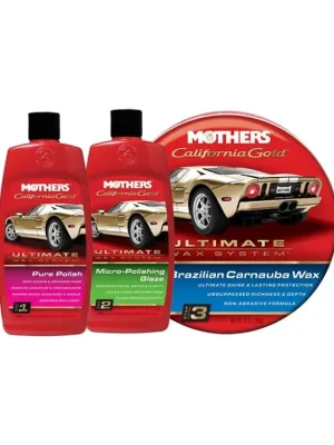 Speciální Cena Mothers Ultimate Wax System - revoluční třífázový systém péče o lak, akční set