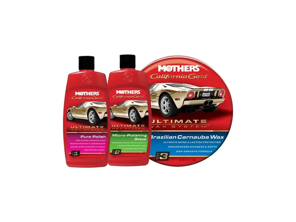 Speciální Cena Mothers Ultimate Wax System - revoluční třífázový systém péče o lak, akční set