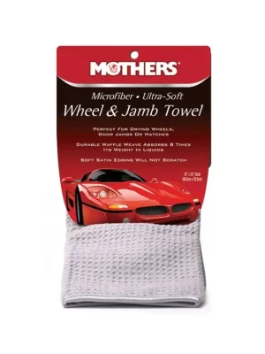 Mothers Microfiber Ultra-Soft WheelJamb Towel - ultra jemný mikrovláknový sušící ručník na disky, sloupky a mezidveřní prostory, 40 x 50cm Kup Teď