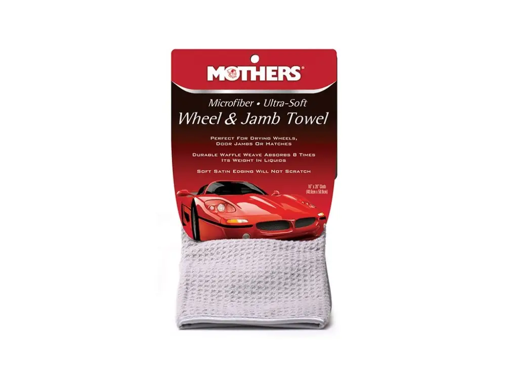 Mothers Microfiber Ultra-Soft WheelJamb Towel - ultra jemný mikrovláknový sušící ručník na disky, sloupky a mezidveřní prostory, 40 x 50cm Kup Teď