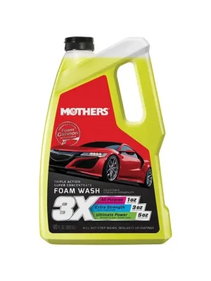 Značkový Mothers Triple Action Foam Wash - autošampon, 2,95 l
