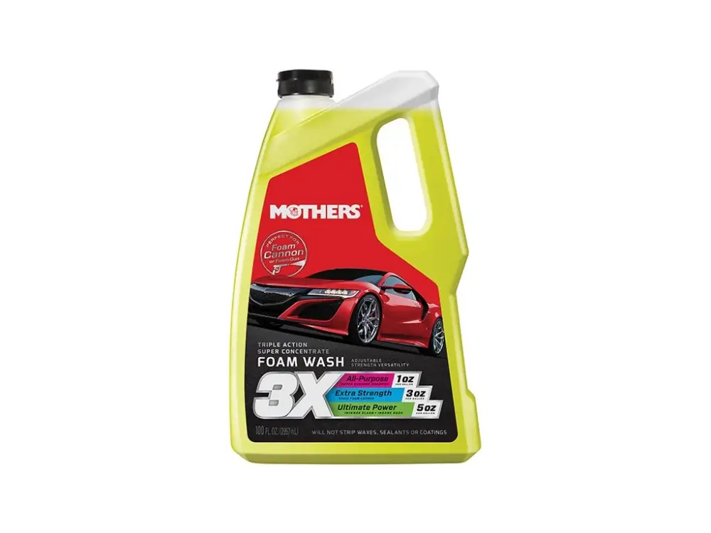 Značkový Mothers Triple Action Foam Wash - autošampon, 2,95 l