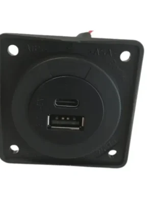 Doprava Zdarma Nabíjecí zásuvka Berger s USB-A/-C 12V, černá