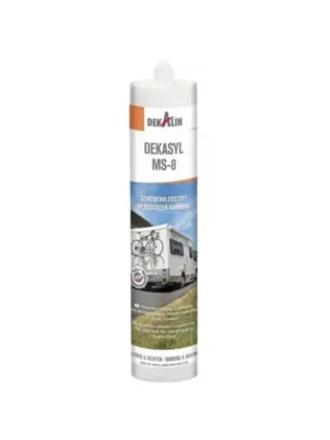 Tovární Cena Dekalin DEKAsyl MS-8 lepidlo na okna, kartuše 290 ml - černé