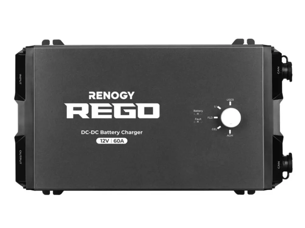 Nabíječka baterií Renogy REGO DC-DC 12V/60A s Bluetooth Finální Výprodej