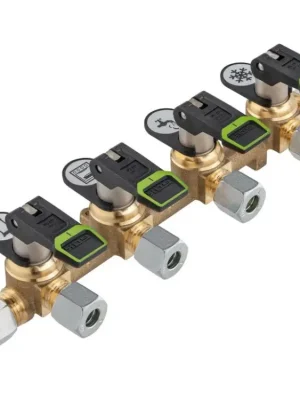 Čtyřcestný uzavíratelný ventil GOK, typ KSV - vstup 8 mm, výstupy 8 mm Top Prodej