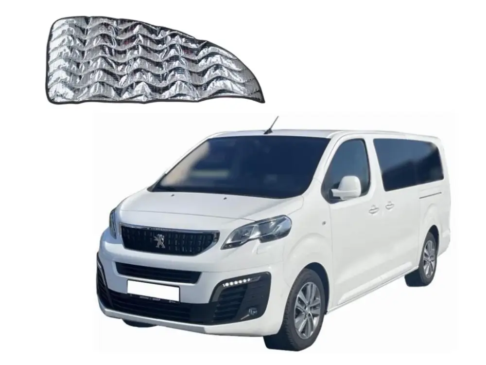 Kup Teď Vnitřní termoclony pro Peugeot Traveller/Toyota Proace/Citroen SpaceTourer/Opel Zafira s komfortním obložením KR + DR - druhá jakost