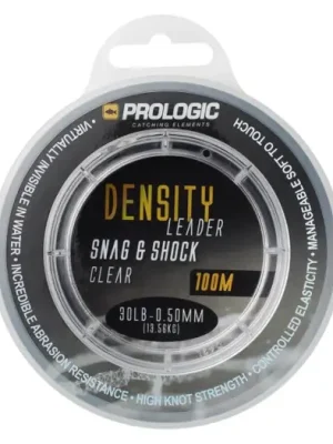 Prologic Šokový Vlasec Density Snag Shock Leader Clear 100 m - 0,60 mm 20,41 kg Autentický