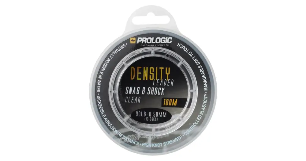 Prologic Šokový Vlasec Density Snag Shock Leader Clear 100 m - 0,60 mm 20,41 kg Autentický
