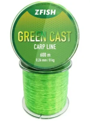 Zfish Vlasec Green Cast Carp Line - 0,26 mm 600 m Jen Po Omezenou Doba