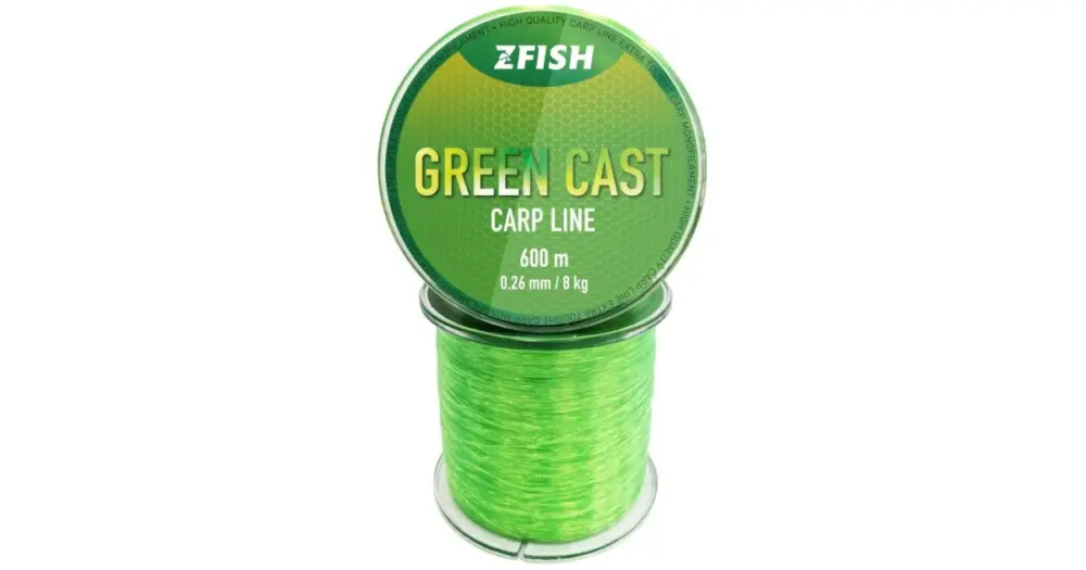Zfish Vlasec Green Cast Carp Line - 0,26 mm 600 m Jen Po Omezenou Doba