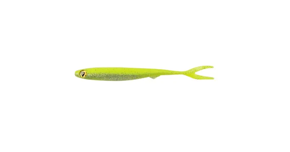 Fox Rage Gumová Nástraha Slick Finesse Super Soft UV Chartreuse Ayu - 9 cm Speciální Cena