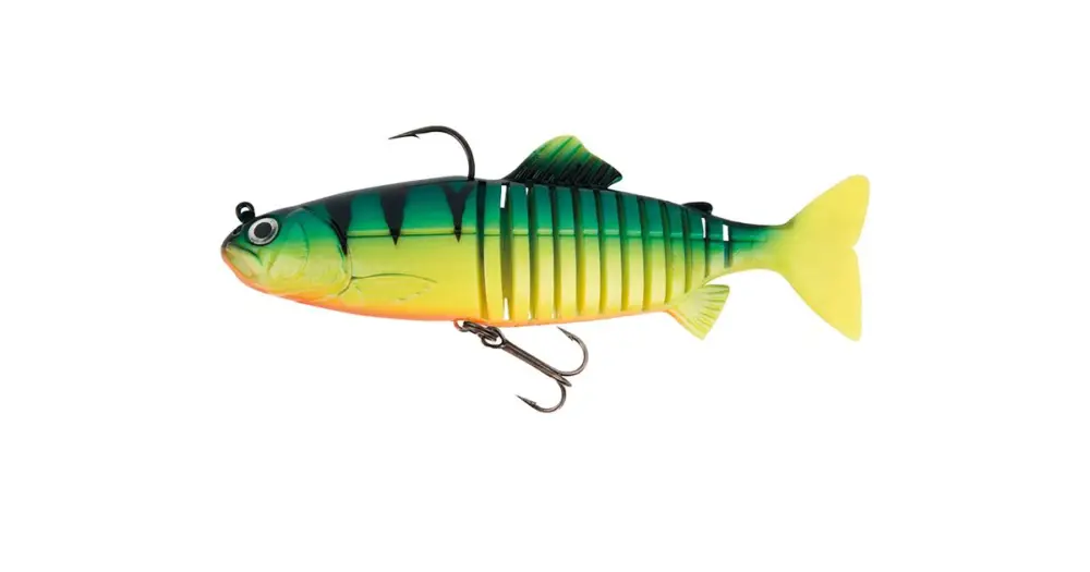 Fox Rage Gumová Nástraha Replicant Jointed UV Firetiger - 23 cm 130 g Poslední Šance