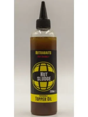 Zlevněný Nutrabaits Topper Polévací Olej Nut Sludge 250 ml Ořechový