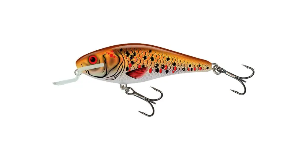 Horká Nabídka Salmo Wobler Executor Shallow Runner Holographic Golden Back - 12 cm