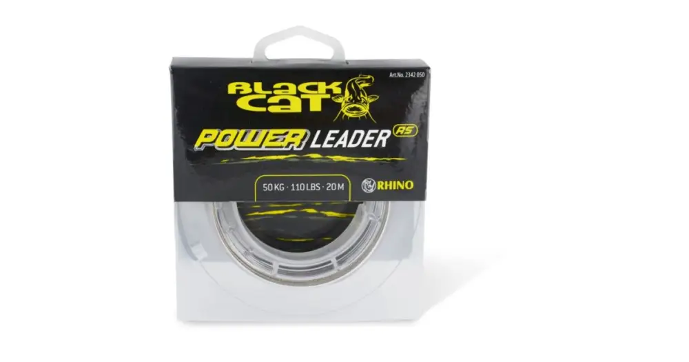 Omezená Nabídka Black Cat návazcová šňůra sumcová Power Leader 20 m Sand-Průměr 0,7 mm / Nosnost 50 kg