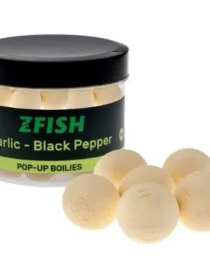Cenově Výhodný Zfish Plovoucí Boilies Pop-up 60 g 16 mm - Česnek Černý Pepř