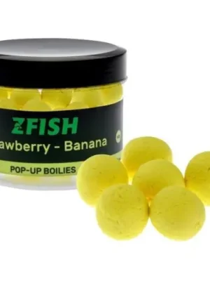 Zfish Plovoucí Boilies Pop-up 60 g 16 mm - Jahoda Banán Víkendová Akce
