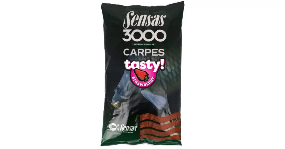 Sensas Krmení Carp Tasty 3000 1 kg - Strawberry Koupit Online