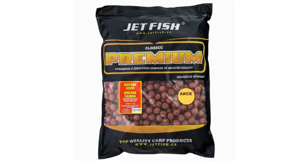 Jet Fish Boilie Premium Clasicc 5 kg 20 mm - Biocrab / Losos Must-Have