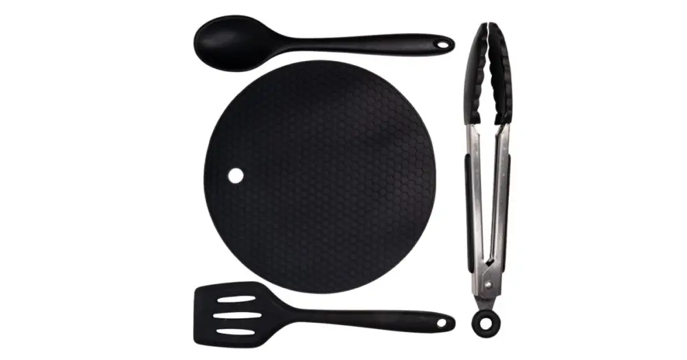 Autentický Giants Fishing Sada Silikonového Nádobí S Podložkou Eazi Utensil Set