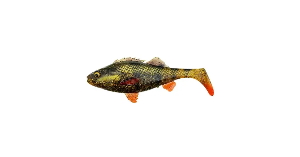 Savage Gear Gumová Nástraha 4D Perch Shad Motoroil - 17,5 cm 68 g Autentický