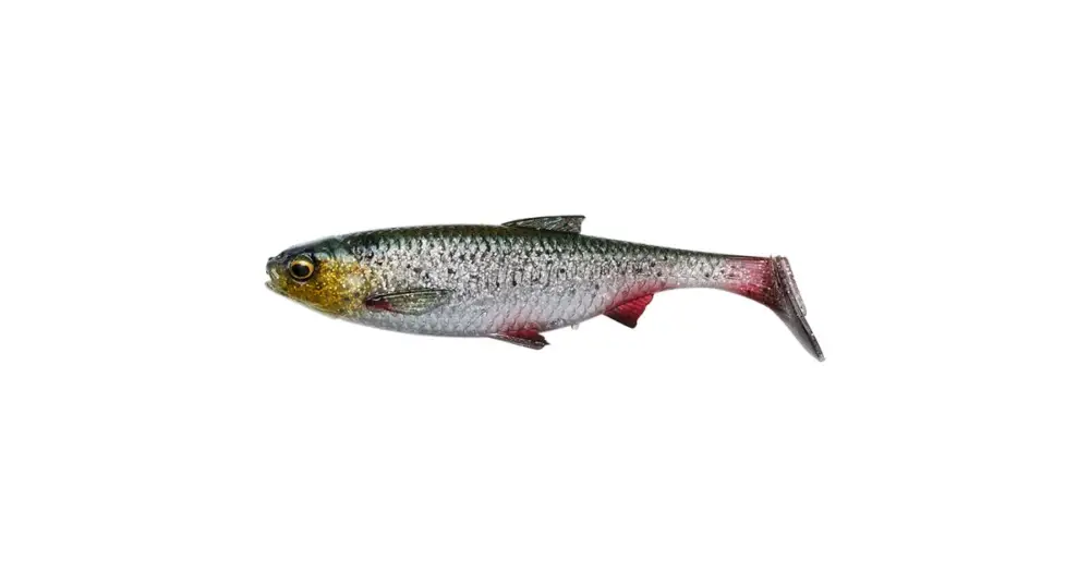 Savage Gear Gumová Nástraha 3D River Roach Green Silver - 12 cm 17 g Jen Po Omezenou Doba