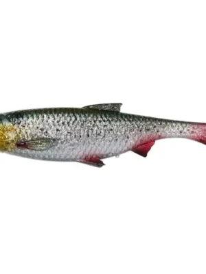 Akční Cena Savage Gear Gumová Nástraha 3D River Roach Green Silver - 14 cm 28 g