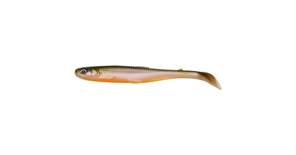 Savage Gear Gumová Nástraha Slender ScoopL Shad Oilve Pearl Akce