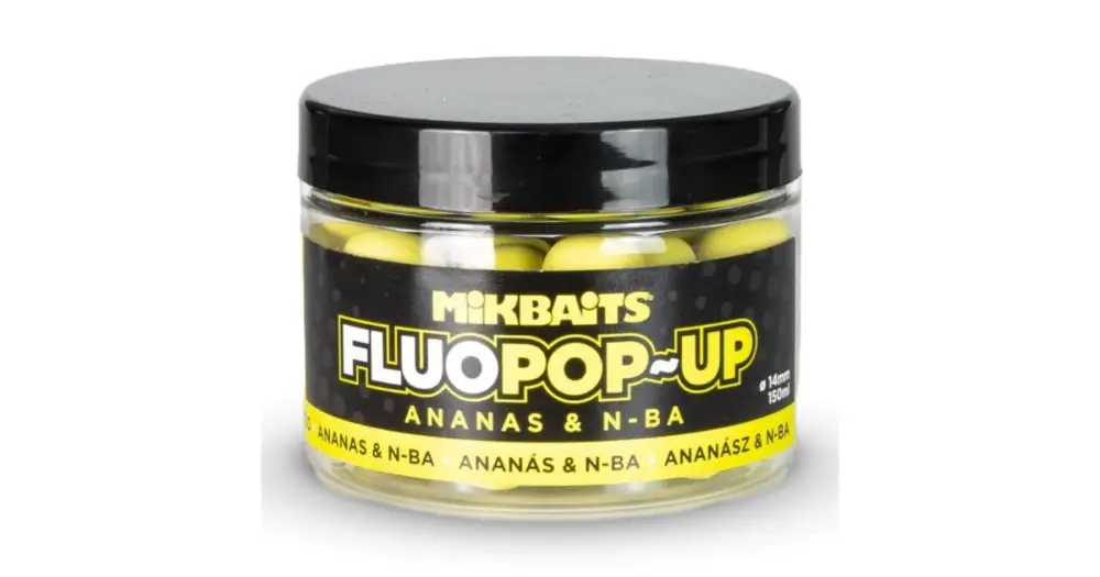 Mikbaits Plovoucí Boilie Fluo Ananas N-BA 150 ml Kup Teď