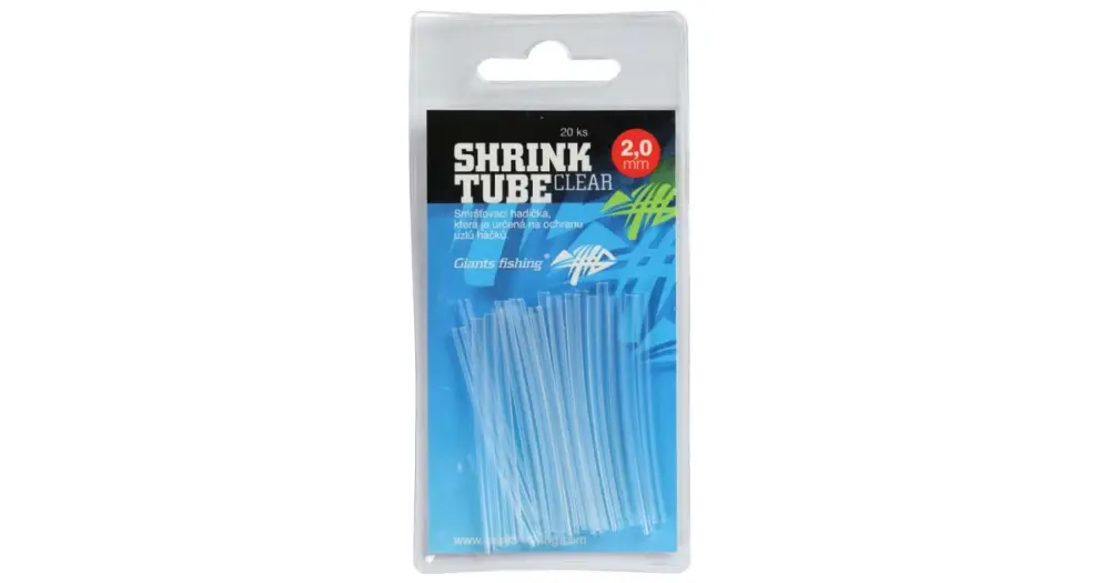 Výhodná Nabídka Giants Fishing Smršťovací Hadička Shrink Tube Clear 20 ks - 2 mm