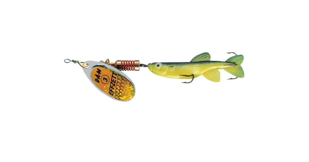 Dam Minnow Spinner Sinking Yellow Black Must-Have