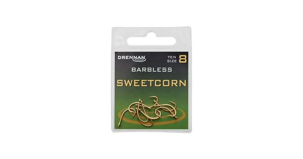 Drennan Háčky Bez Protihrotu Sweetcorn Barbless - Velikost 6 Super Cena