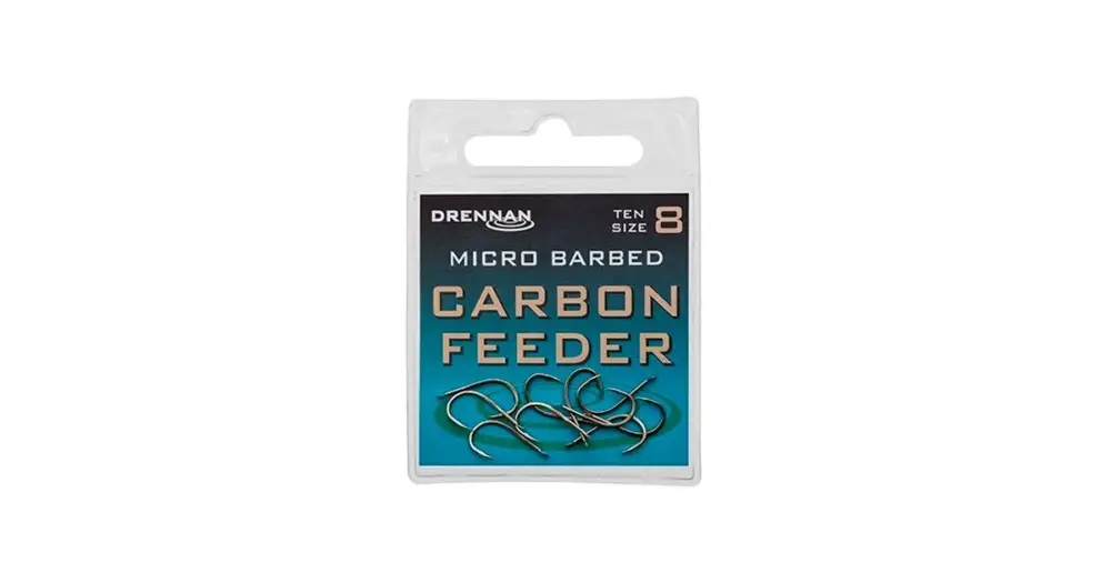 Drennan Háčky Carbon Feeder - Velikost 10 Poslední Šance